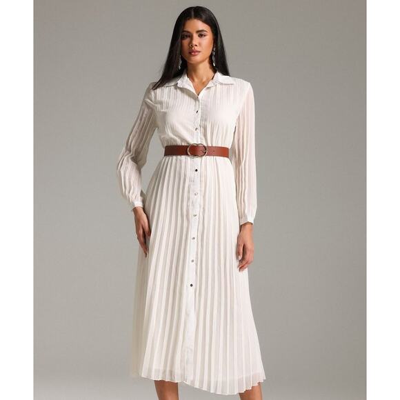 ZARA Belted Midi Dress NWT LAST ONE!!! 🤍 - Picture 11 of 16